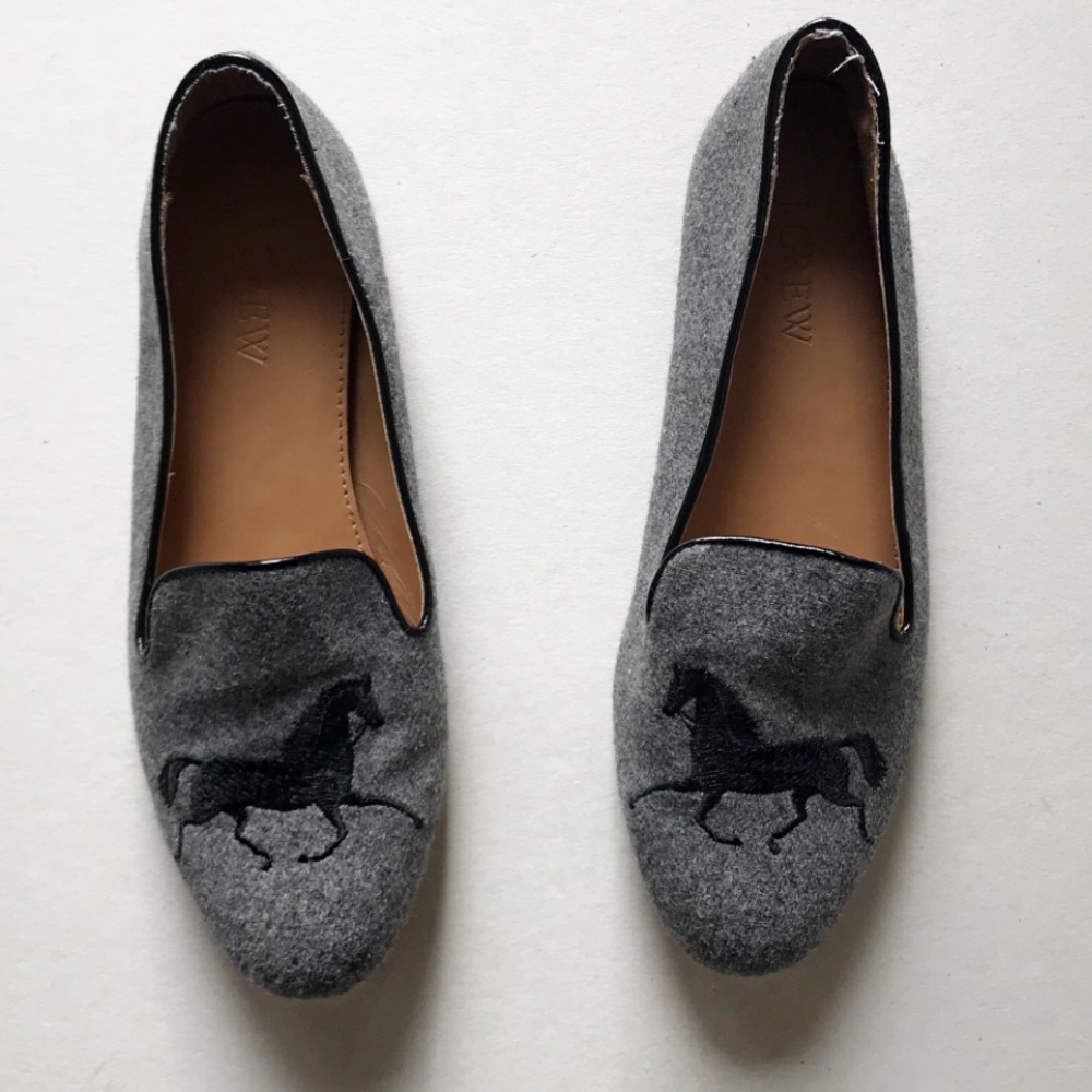 J.crew suede flats
